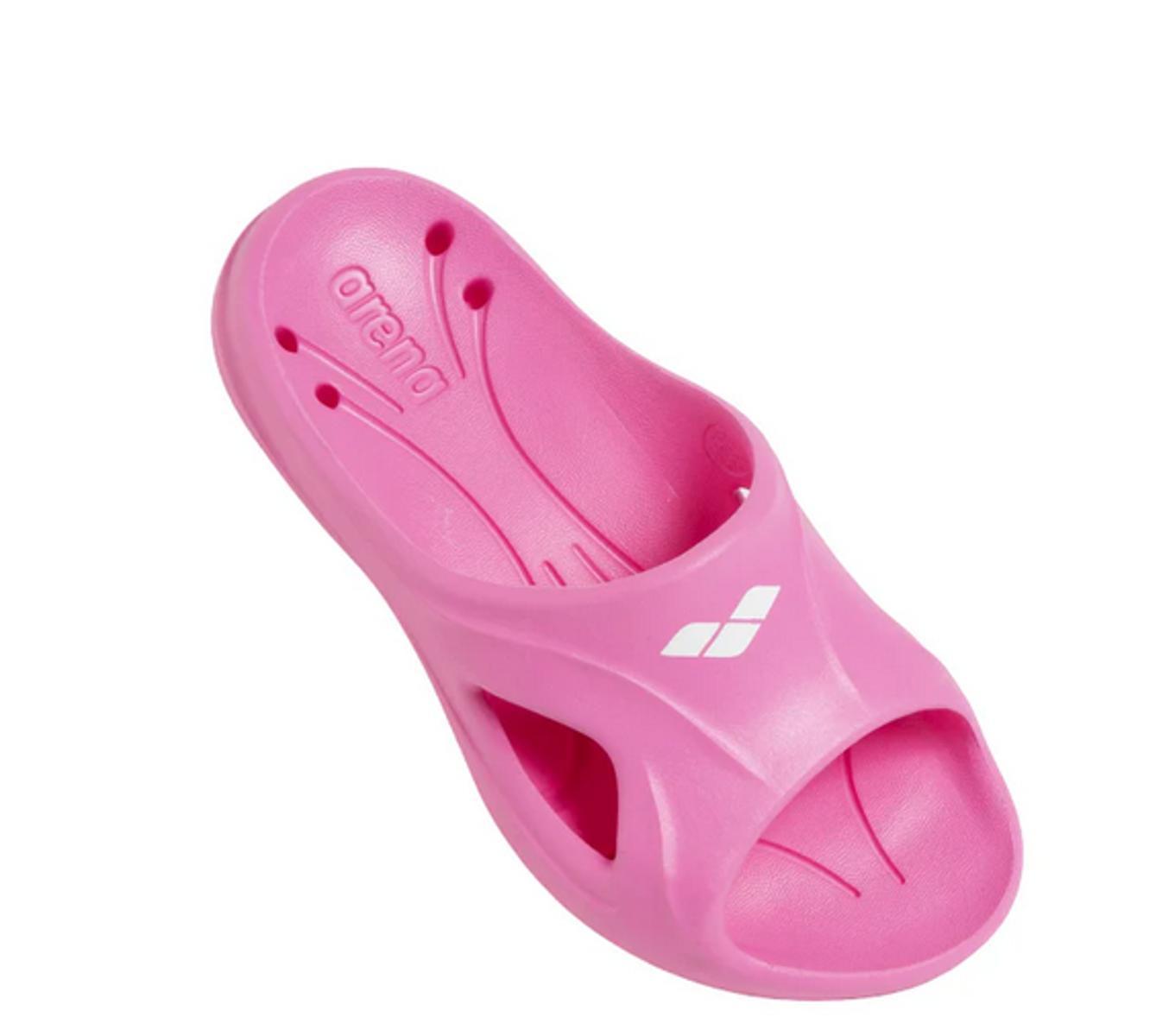 arena Hydrosoft II Junior Hook Ciabatte Piscina Bambino Bambina Unisex, Ciabatte da Mare e Piscina, Sandali con Soletta Ergonomica e Ottimo Grip sulle Superfici Bagnate, Resistenti al Cloro-Rosa