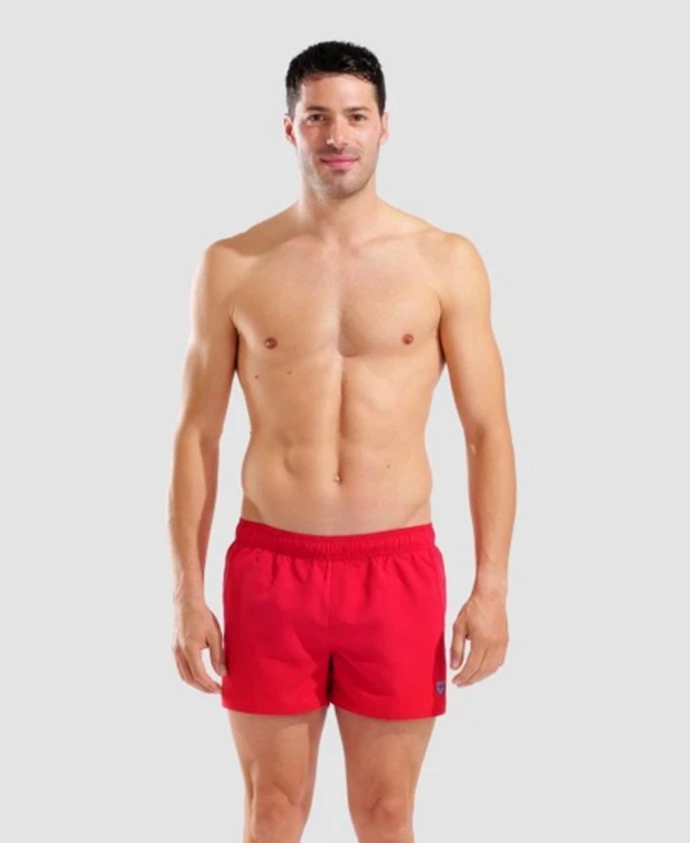 ARENA X-Short da Mare da Uomo Fundamentals R-ROSSO/TURCHESE