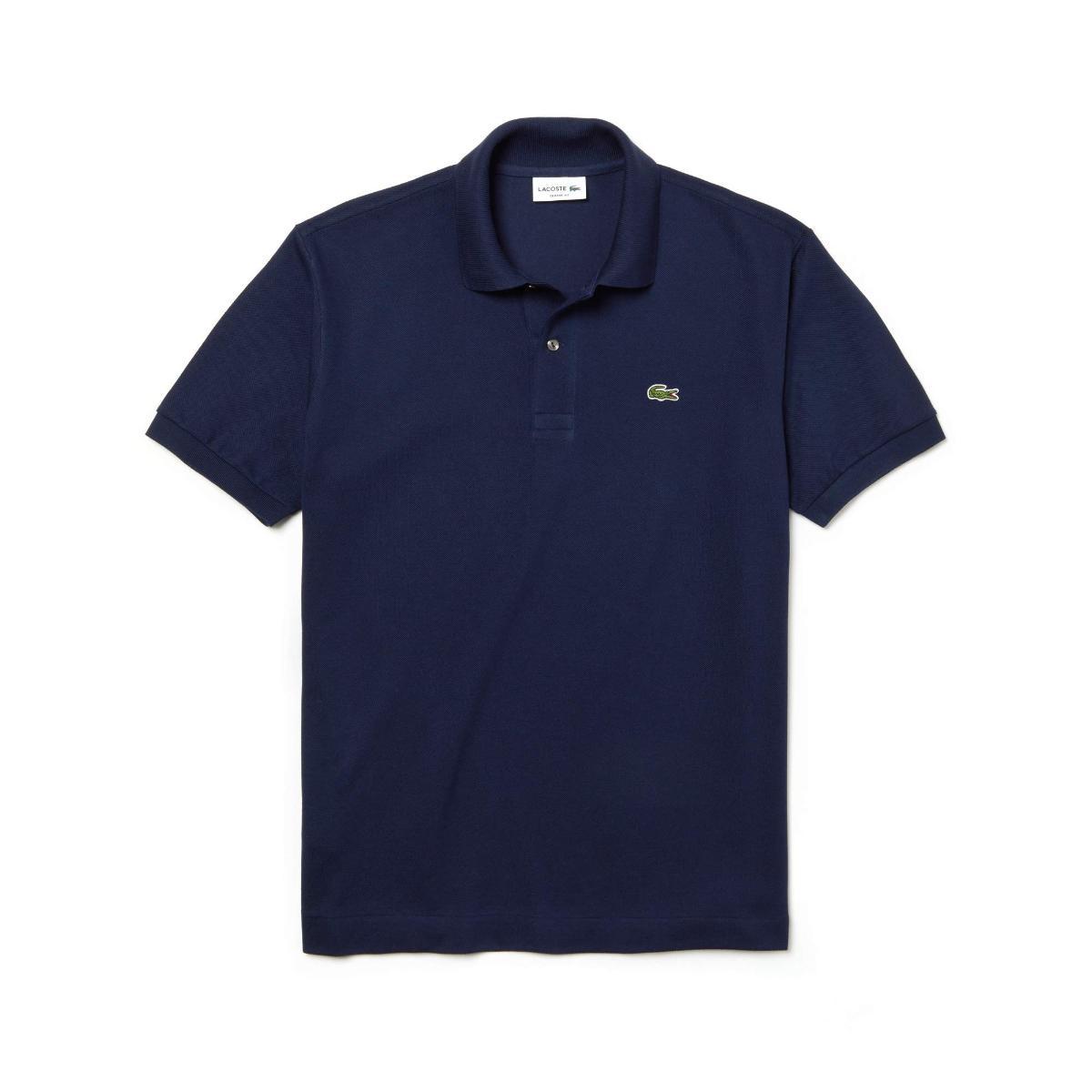 Lacoste L1264 Maglieta Uomo (Pacco da 1)-Blu