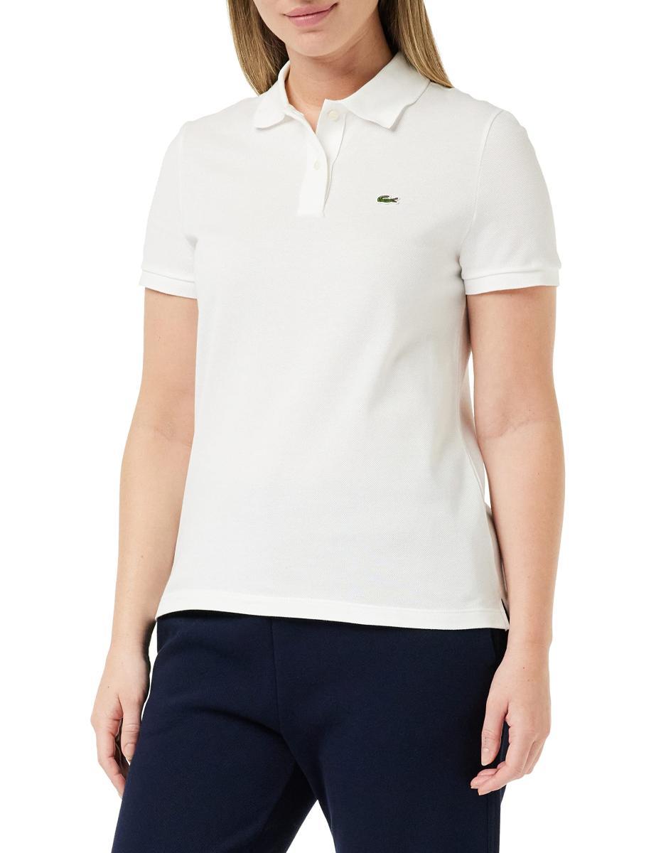 Lacoste Classic Fit Short Sleeve Soft Cotton Petit piqué Polo Polo Donna (Pacco da 1)-Multicolore