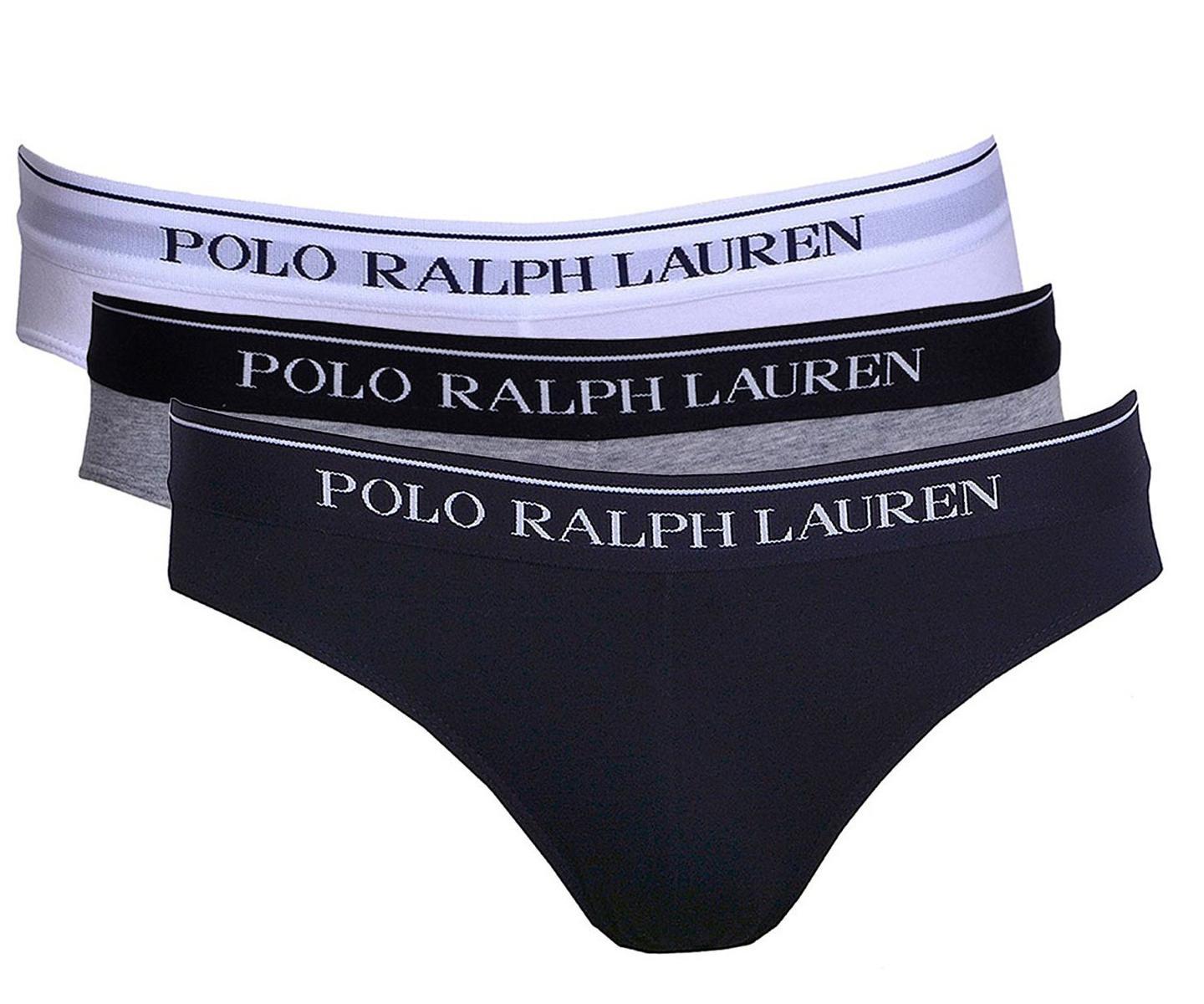 Polo Ralph Lauren 3 Pack Low Rise Briefs Slip Uomo (Pacco da 3)-Multicolore