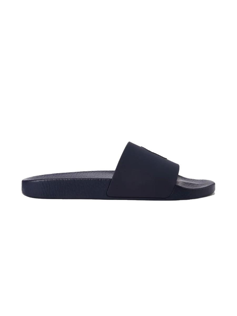 Ciabatta polo slide RALPH LAUREN Uomo - Blue-Blu