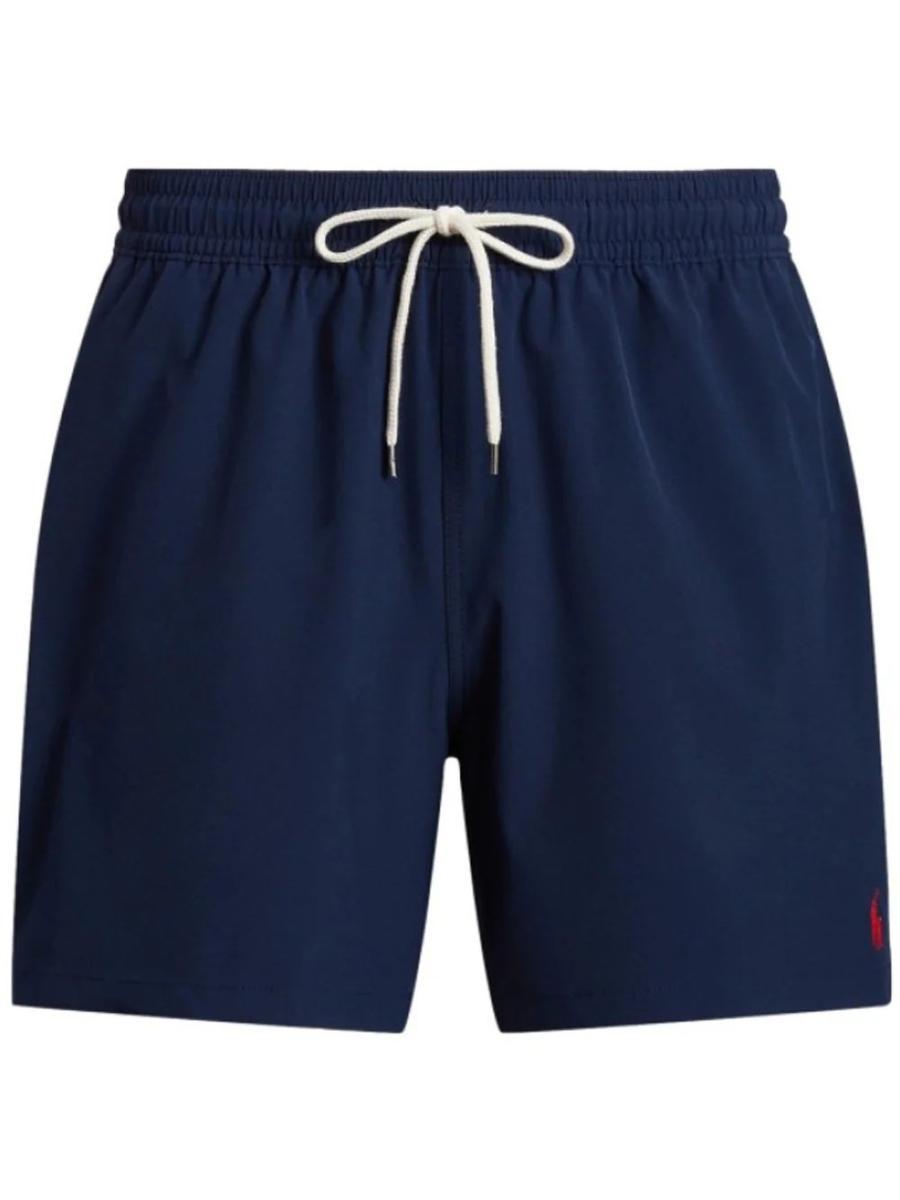 Polo Ralph Lauren Costume da Bagno da Uomo Solid Traveler-Navy