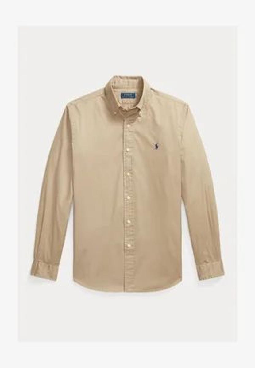 Polo Ralph Lauren - CUSTOM FIT FEATHERWEIGHT TWILL SHIRT - Camicia - surrey tan-Beige