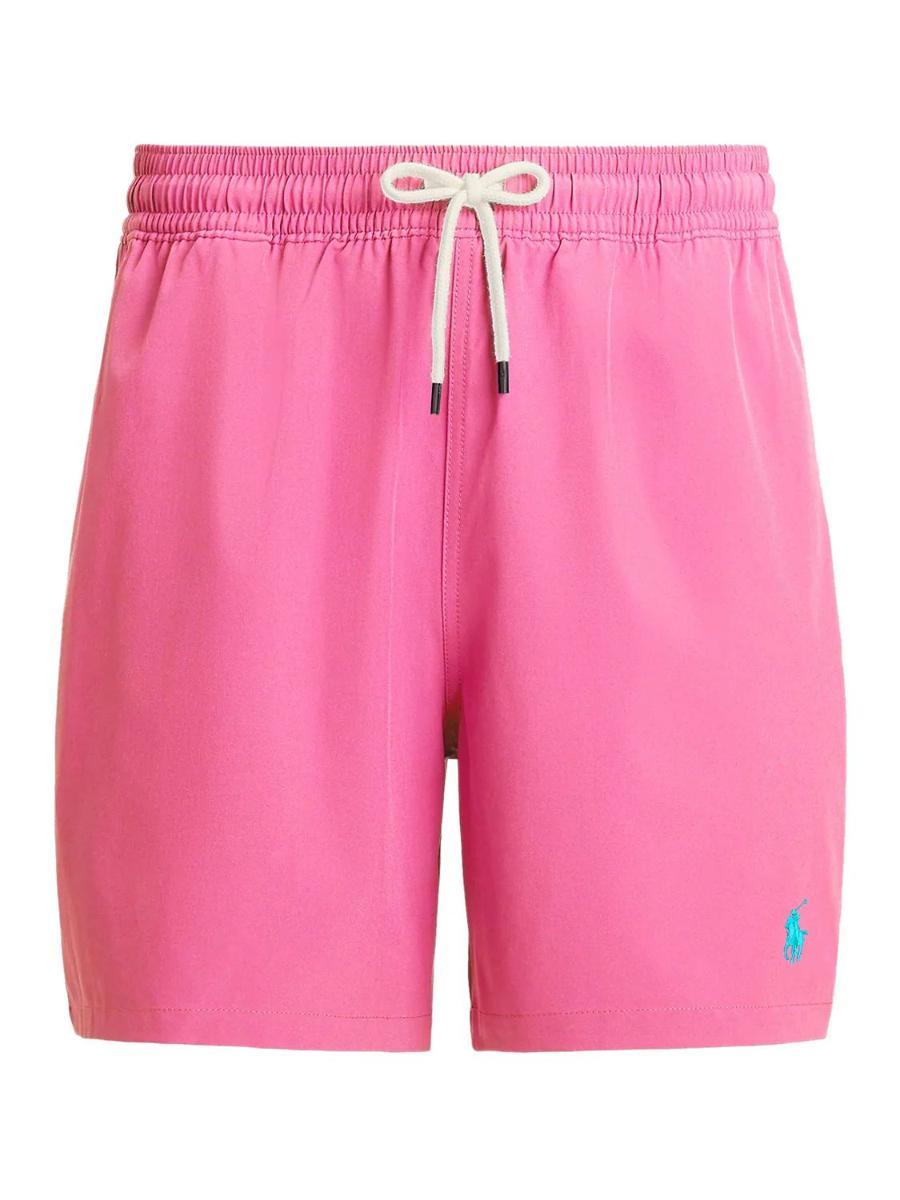 Costume Traveler Mid Boxer RALPH LAUREN Uomo - Rosa-Rosa