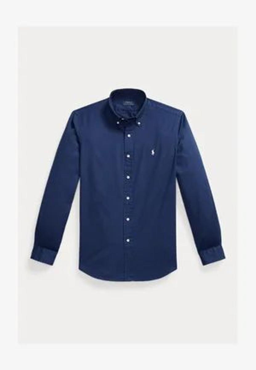 Polo Ralph Lauren - CUSTOM FIT FEATHERWEIGHT TWILL SHIRT - Camicia - newport navy-Navy