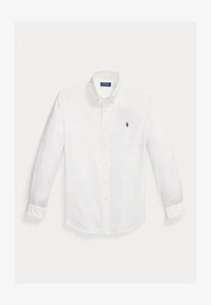 Polo Ralph Lauren - CUSTOM FIT FEATHERWEIGHT TWILL SHIRT - Camicia - white