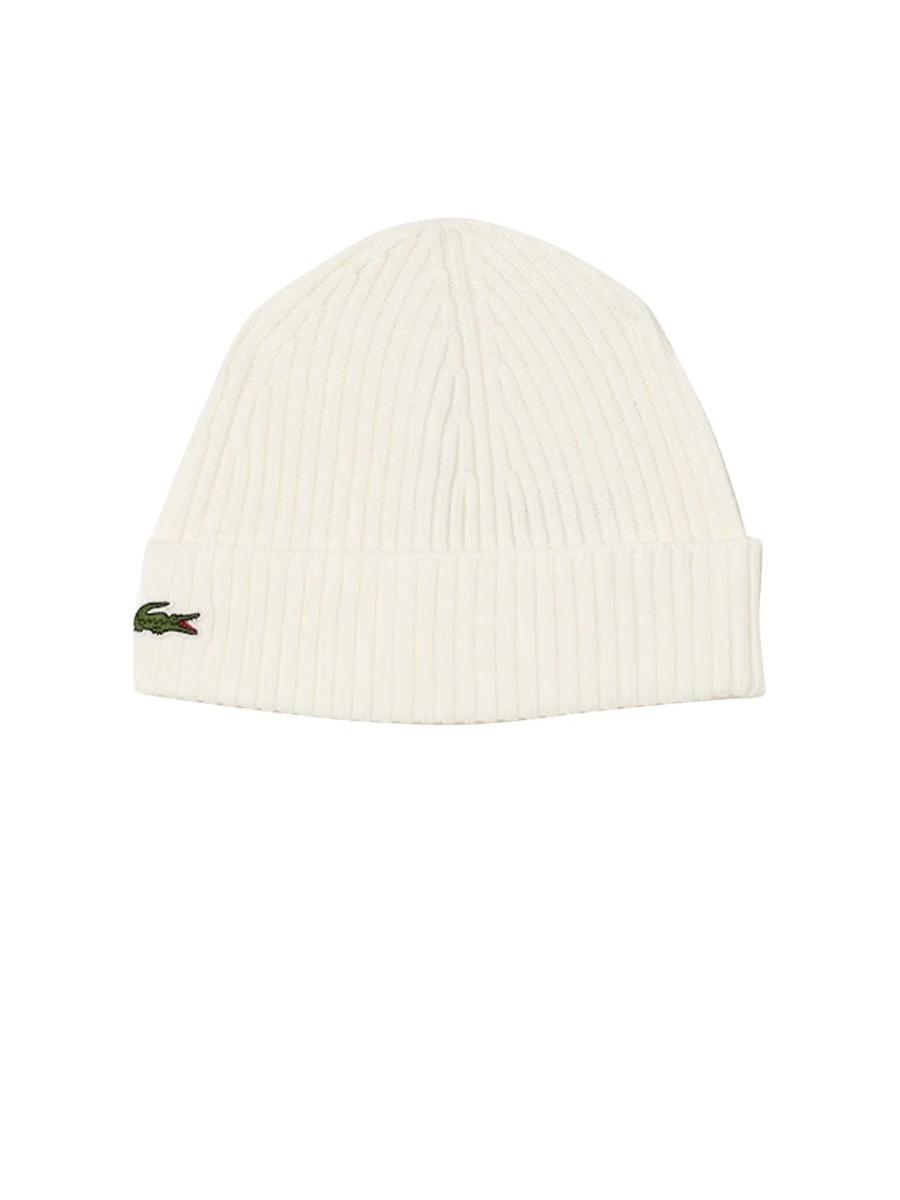 Lacoste - Rb0001, Berretto Unisex - Adulto-Bianco