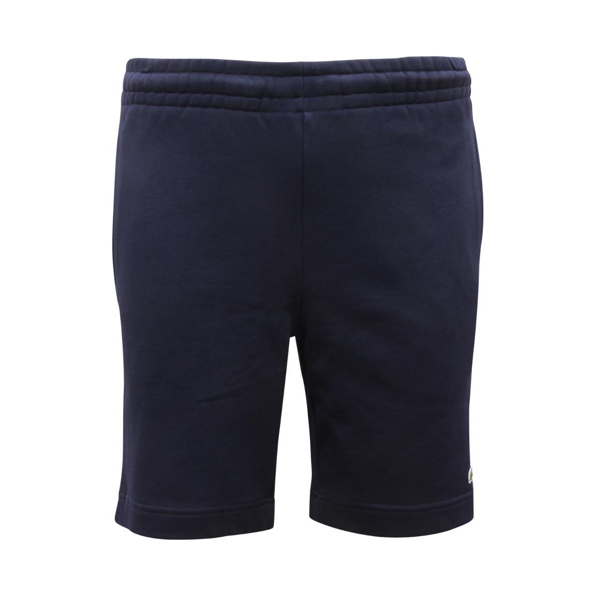 P0135 BERMUDA UOMO LACOSTE REGULAR FIT MAN SWEATSHORT BLUE