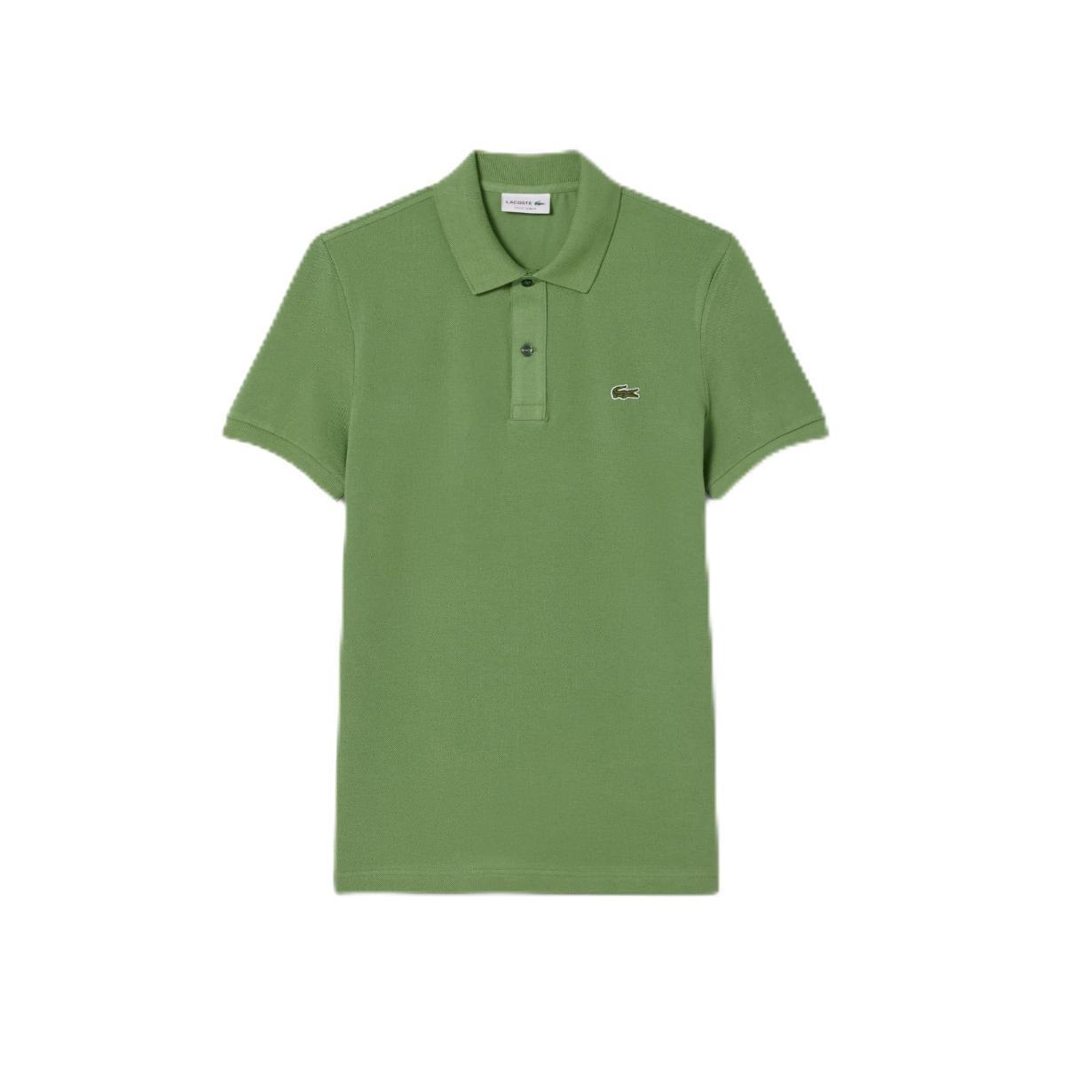 Lacoste Polo Classica in piqué, vestibilità Aderente, Maniche Corte Uomo