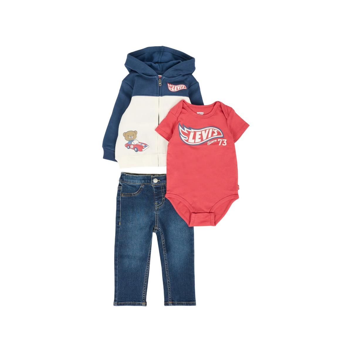 Completo Neonato con jeans e felpa