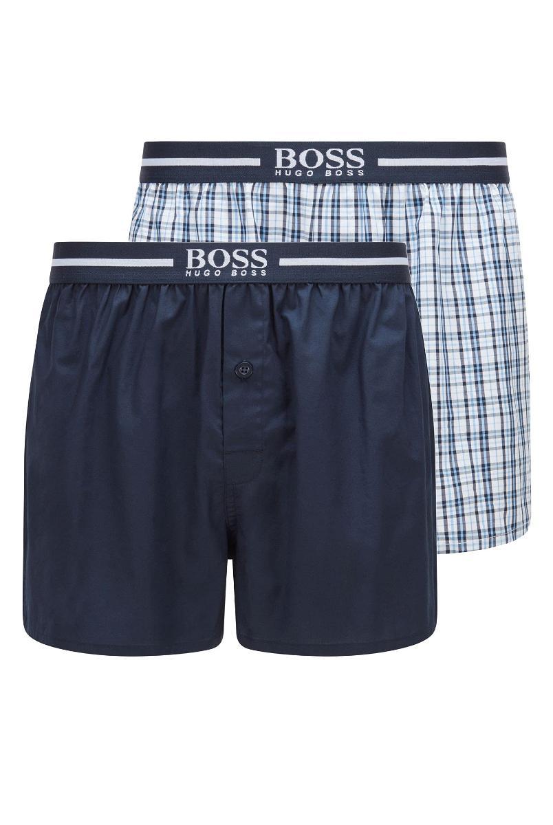 BOSS 2P Boxer Shorts EW Pantaloni del Pigiama-Multicolore
