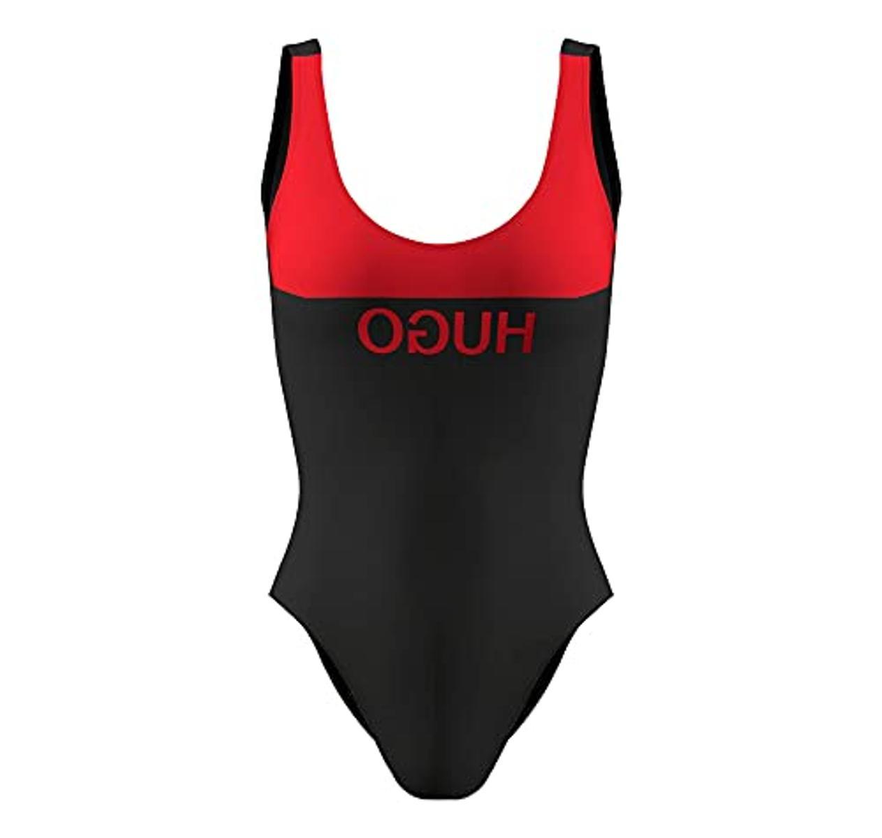 HUGO Costume Donna Mare Piscina 50406911 Modello PAM Bicolore-Multicolore
