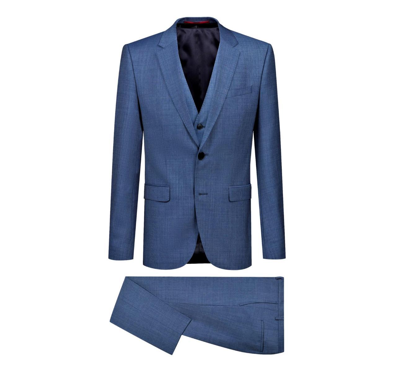 HUGO Abito con gilet extra slim fit  Modello Astian/Hets184V1 - 50405359-Multicolore