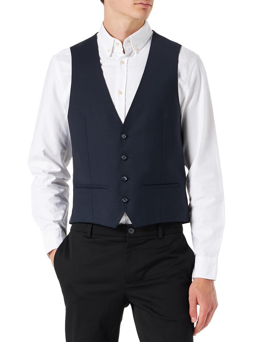 Roy Robson Slim Gilet Uomo-Blu
