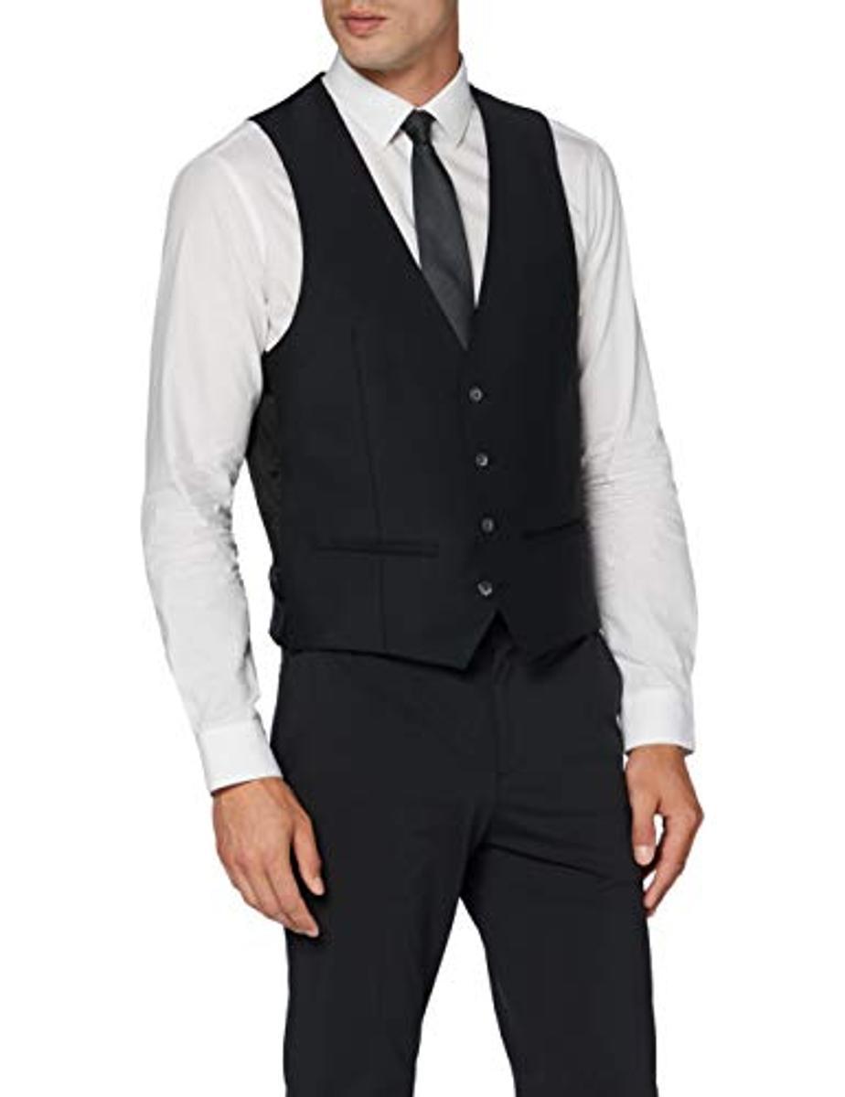 Roy Robson Slim Gilet Uomo-Nero
