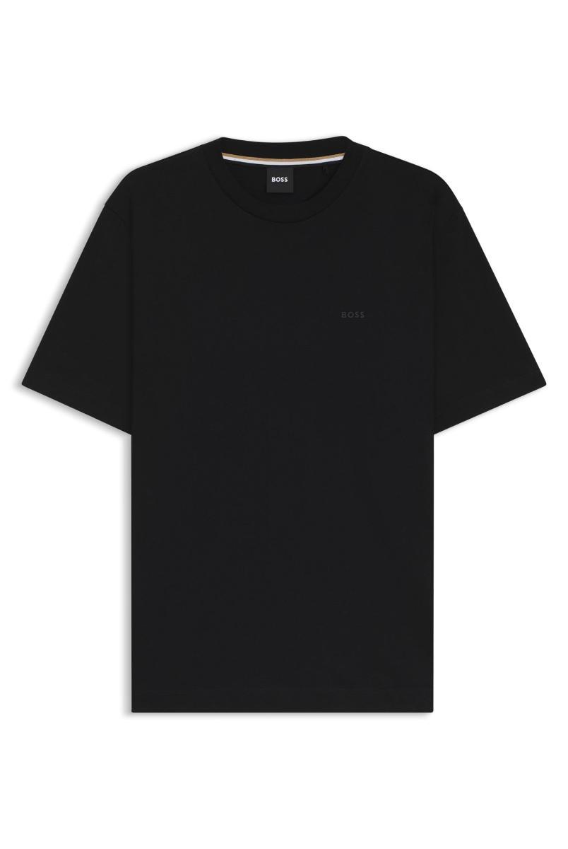 BOSS T Shirt Uomo In Jersey Di Cotone Con Logo Thompson 01 50468347 Colore Nero
