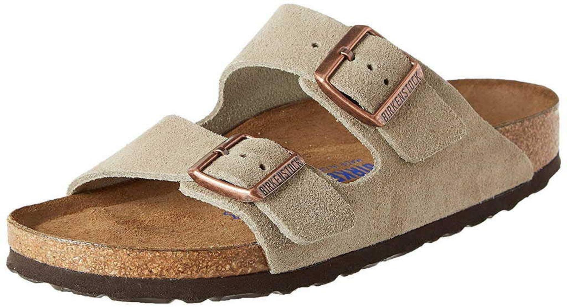 Sandalo Arizona SFB Suede Leather BIRKENSTOCK Unisex-Grigio