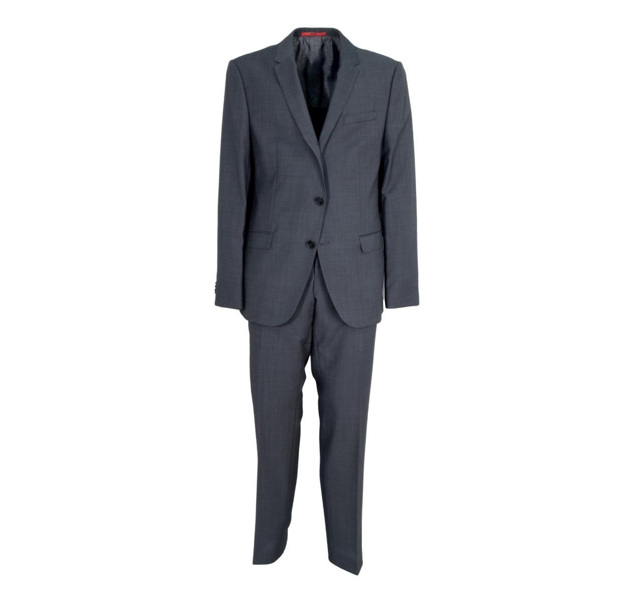 HUGO Abito Uomo C-Harvey1/C-Getlin'  Slim Fit 50331087 Grigio Melange-Grigio