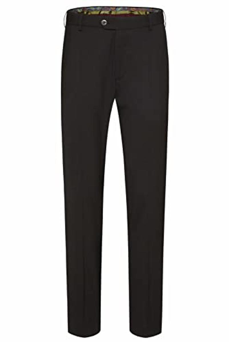 MEYER Pantaloni da Uomo Oslo - Chino da Viaggio in Lana