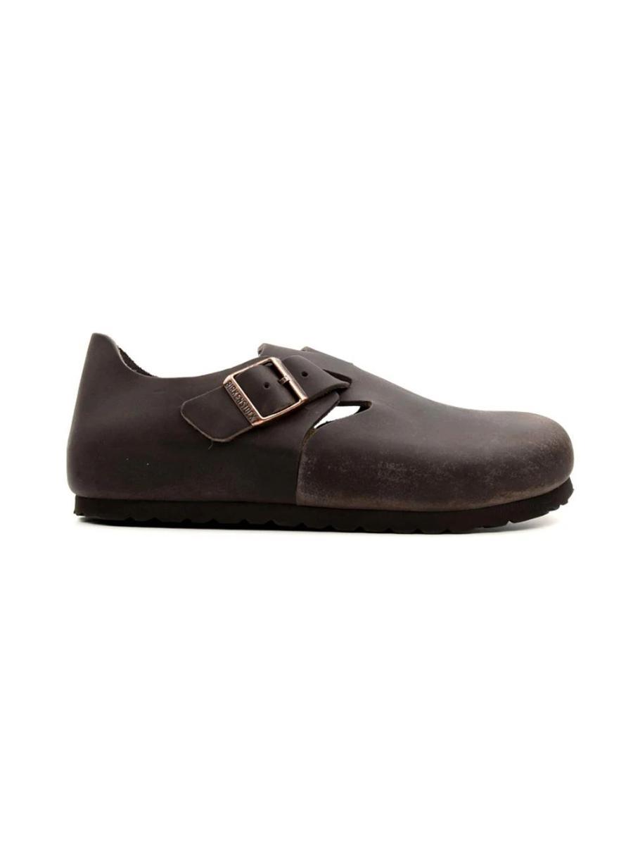 Birkenstock London 66623, Sandali unisex adulto-Marrone