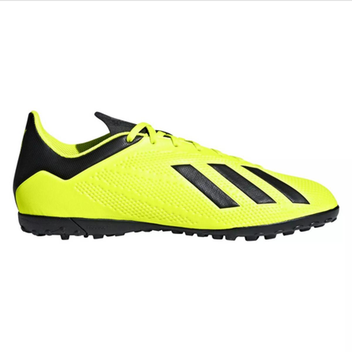 adidas X Tango 18.4 Tf J, Scarpe da Calcio Unisex-Adulto-GIALLO/NERO