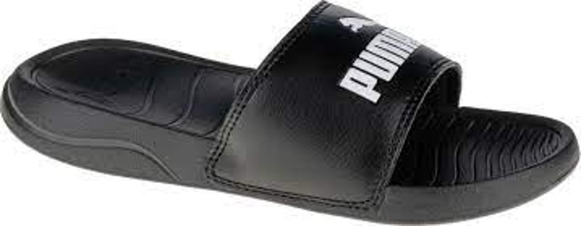 PUMA Popcat 20 PS, Sandali a Ciabatta Unisex-Bambini e Ragazzi-Nero