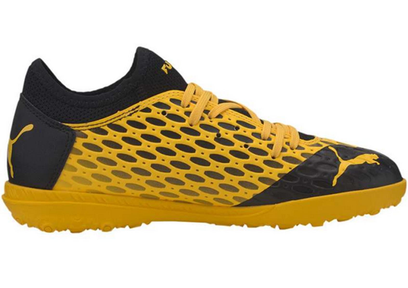 PUMA Future 5.4 TT Jr, Scarpe da Calcio Unisex-Bambini e Ragazzi-GIALLO/NERO