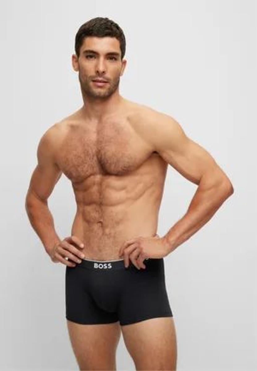 BOSS - TRUNK POWER 3 PACK - Boxer aderenti - black-Nero