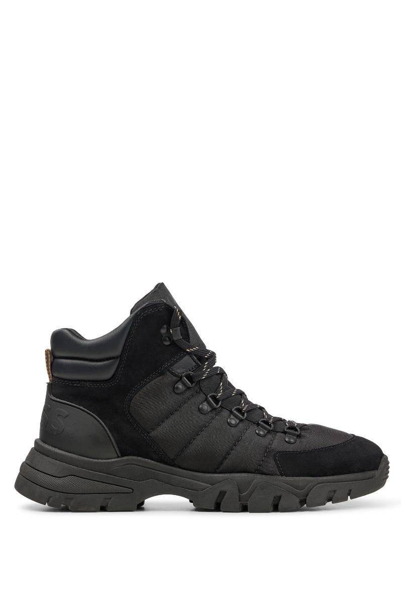 BOSS Chester_Halb_nysd, Stivaletti Uomo-Nero