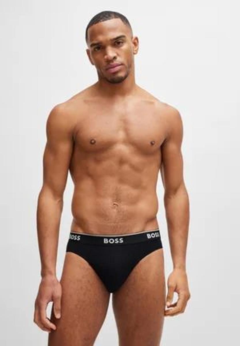 BOSS - BRIEF POWER 3 PACK - Slip - black