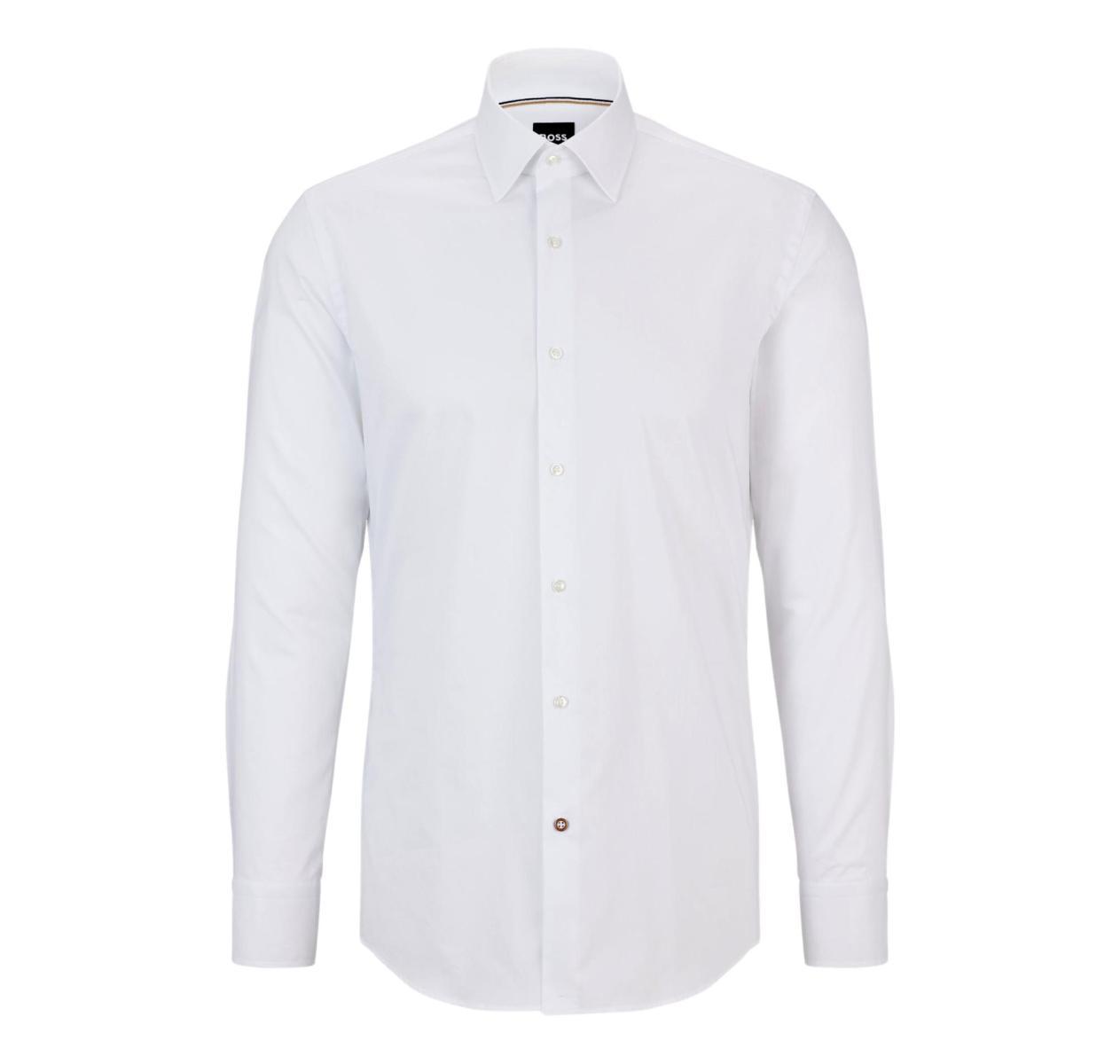 BOSS - Camicia elegante - white-Bianco