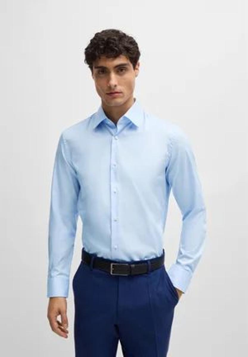 BOSS - HANK - Camicia elegante - light blue
