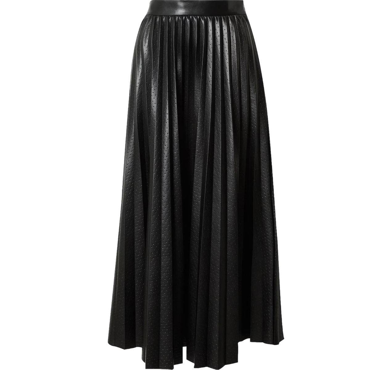 BOSS Gonna Donna A Trapezio In Materiale Goffrato Con Pieghe VEPLIKA 50501719 Colore Nero-Nero