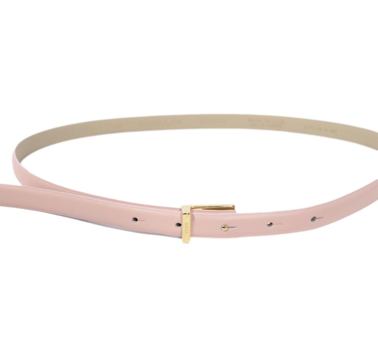 BOSS Cintura Donna In Pelle Con Fibbia Color Oro Carmen 50542191 Colore Rosa