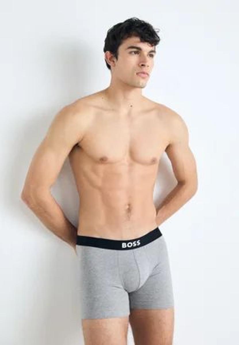 BOSS - 3 PACK - Boxer aderenti lunghi - black/grey/white