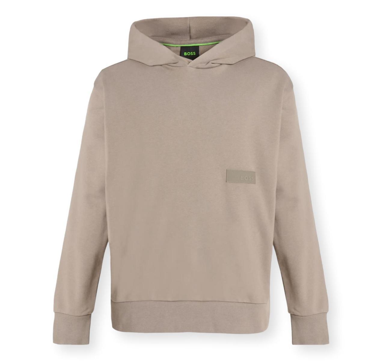 Boss Felpa da Uomo-Beige