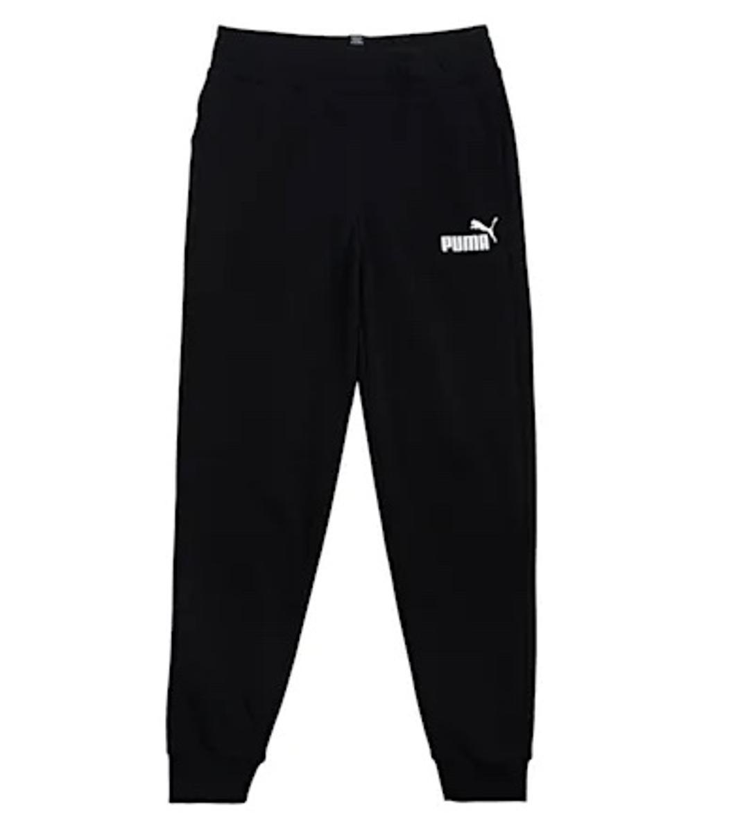 Puma - Pantaloni con Logo Ess TR Cl B, Pantaloni a Maglia Bambini e Ragazzi-Nero
