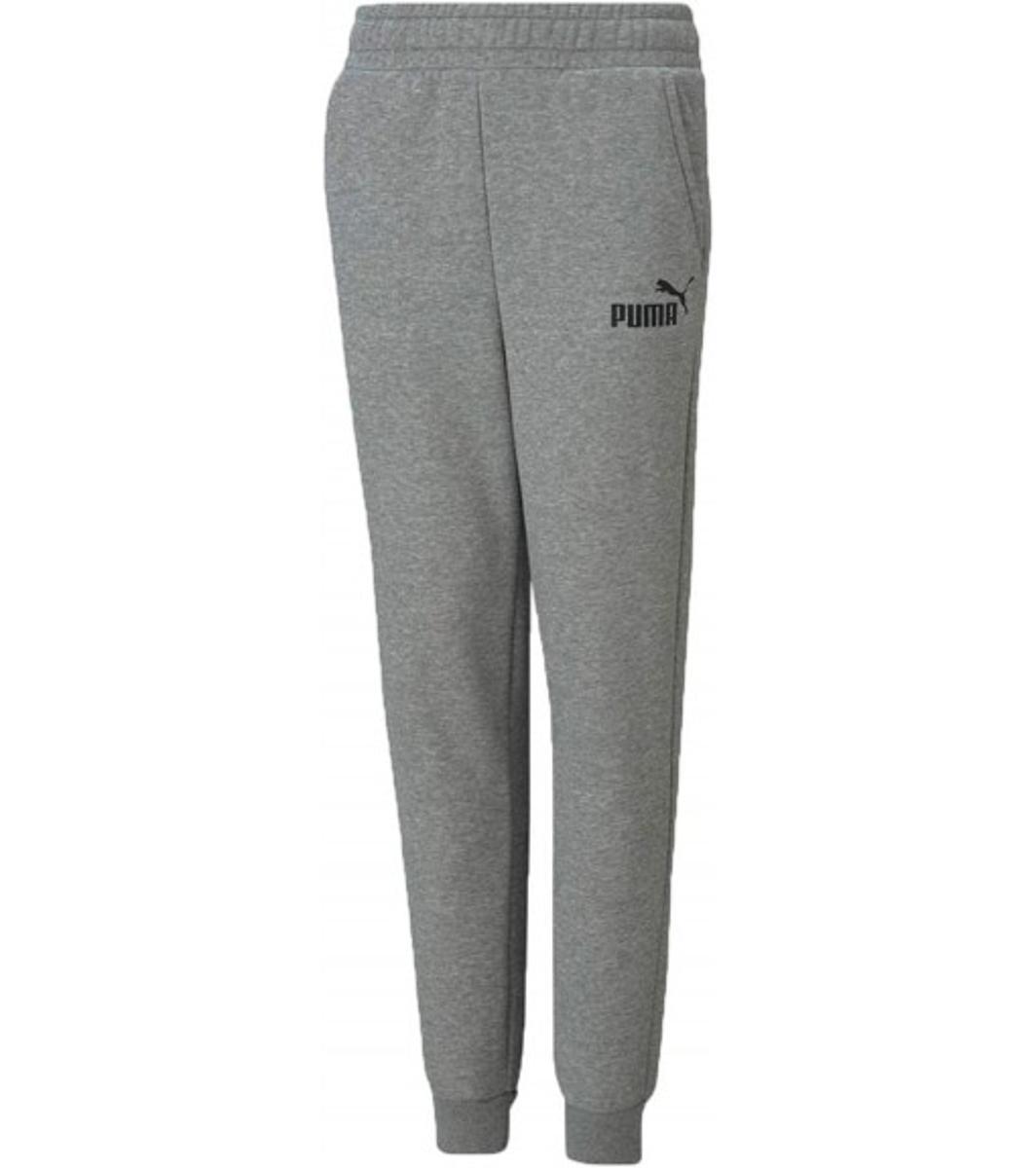 PUMA - Ess Slim Pants FL Cl, Pantaloni Bambini e Ragazzi-Grigio