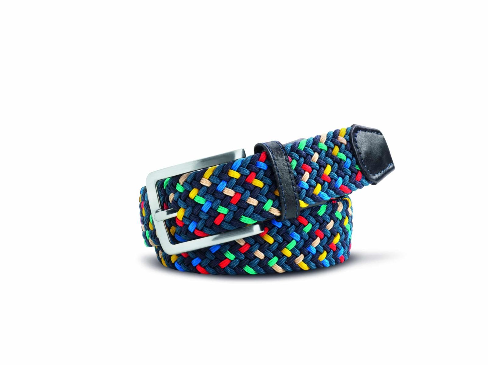 MEYER Cintura Uomo elasticizzata 61601 Colore Blu Multicolore