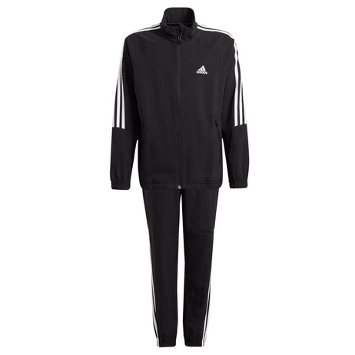 adidas Woven - Tuta da ragazzo-NERO/BIANCO