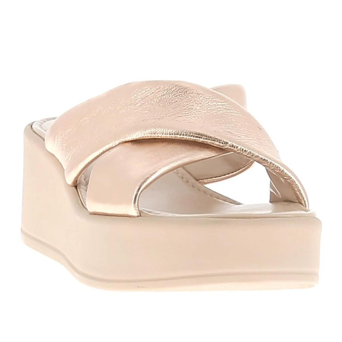 MARCO TOZZI 2-27280-42-Ciabatte da Donna, in Pelle, Morbida Soletta Feel Me, Ciabatte-Rosa