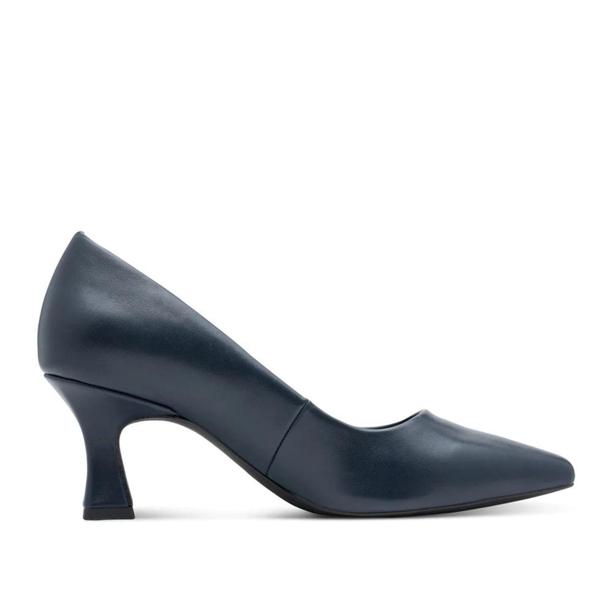 Marco Tozzi Décolleté da Donna con Tacco Largo Vegane-Blu