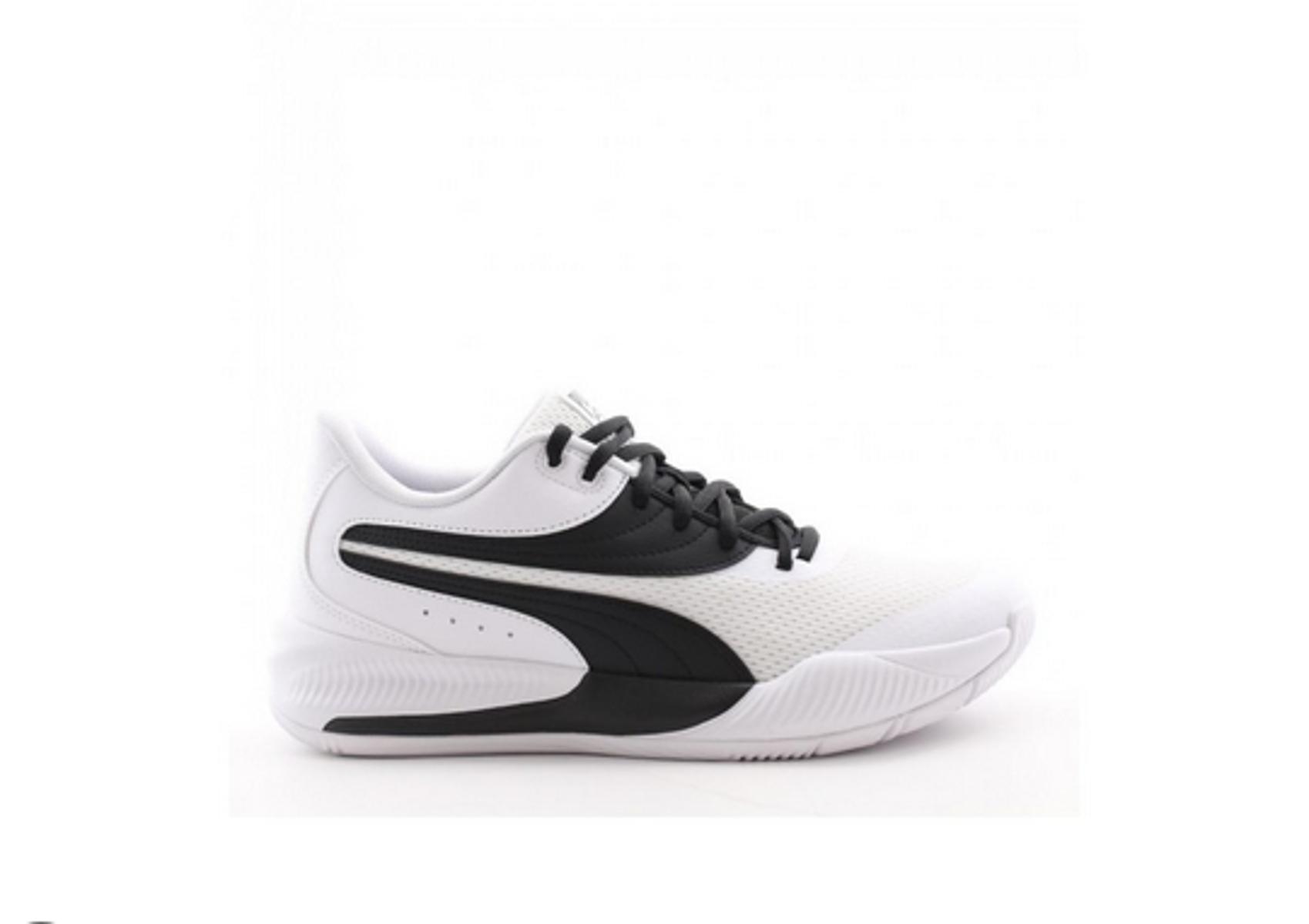 PUMA Triple, Scarpe da Basket Unisex-Adulto-BIANCO/NERO