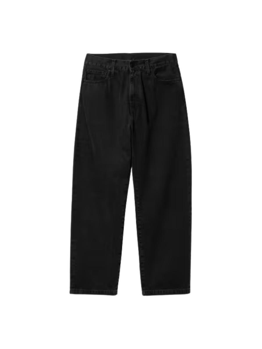 Carhartt WIP - Pantaloni Landon in denim nero lavato alla pietra-Black, Stone washed
