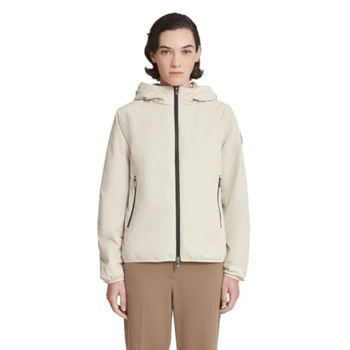 Ciesse Piumini Giacca imbottita donna beige con cappuccio mod.sofy-Multicolore