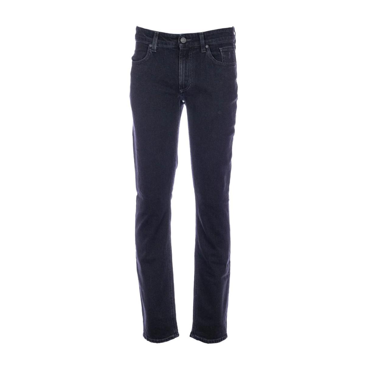 Jeans Uomo con tasche posteriori a toppa