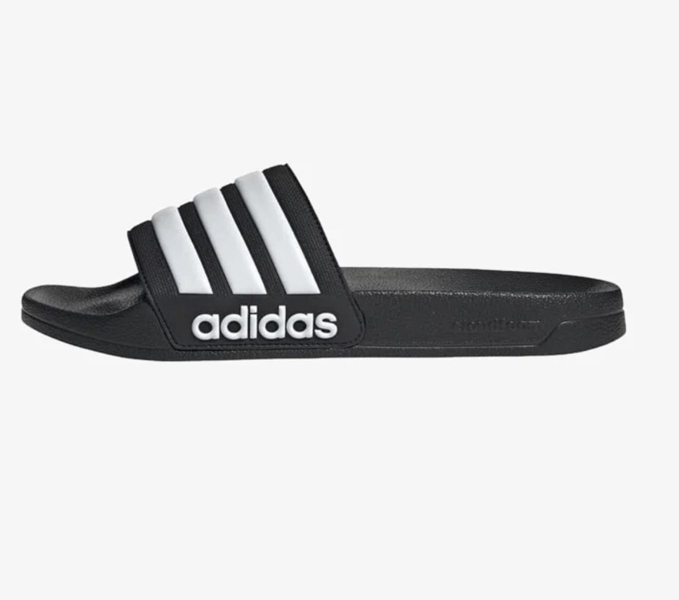 adidas Unisex - Adulto ADILETTE NOSHOWER CIABATTE-NERO/BIANCO