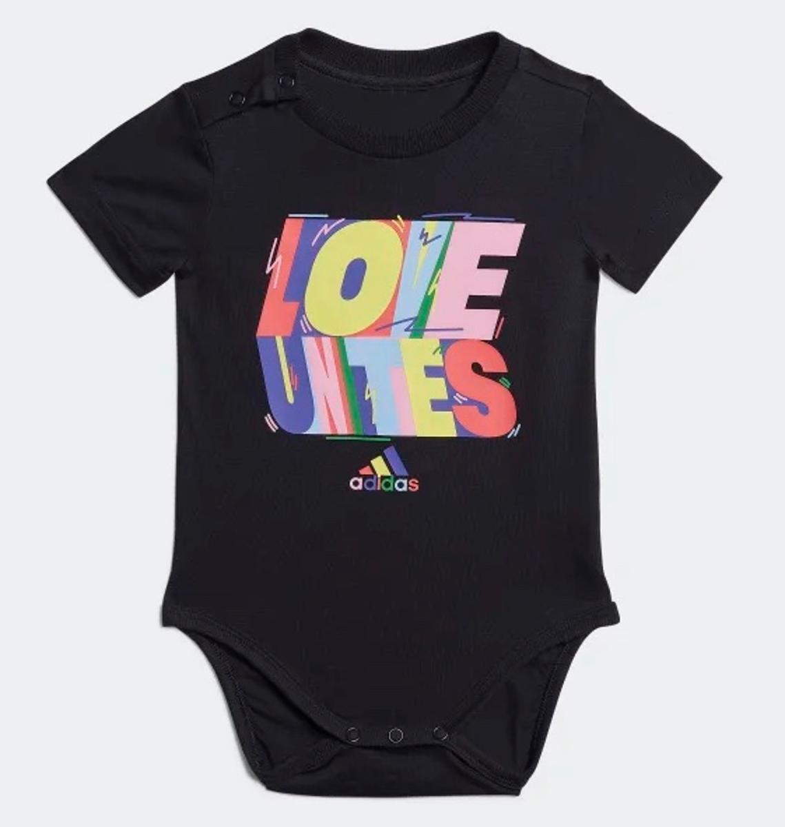 adidas I Pride Body Unisex-Bimbi-Nero