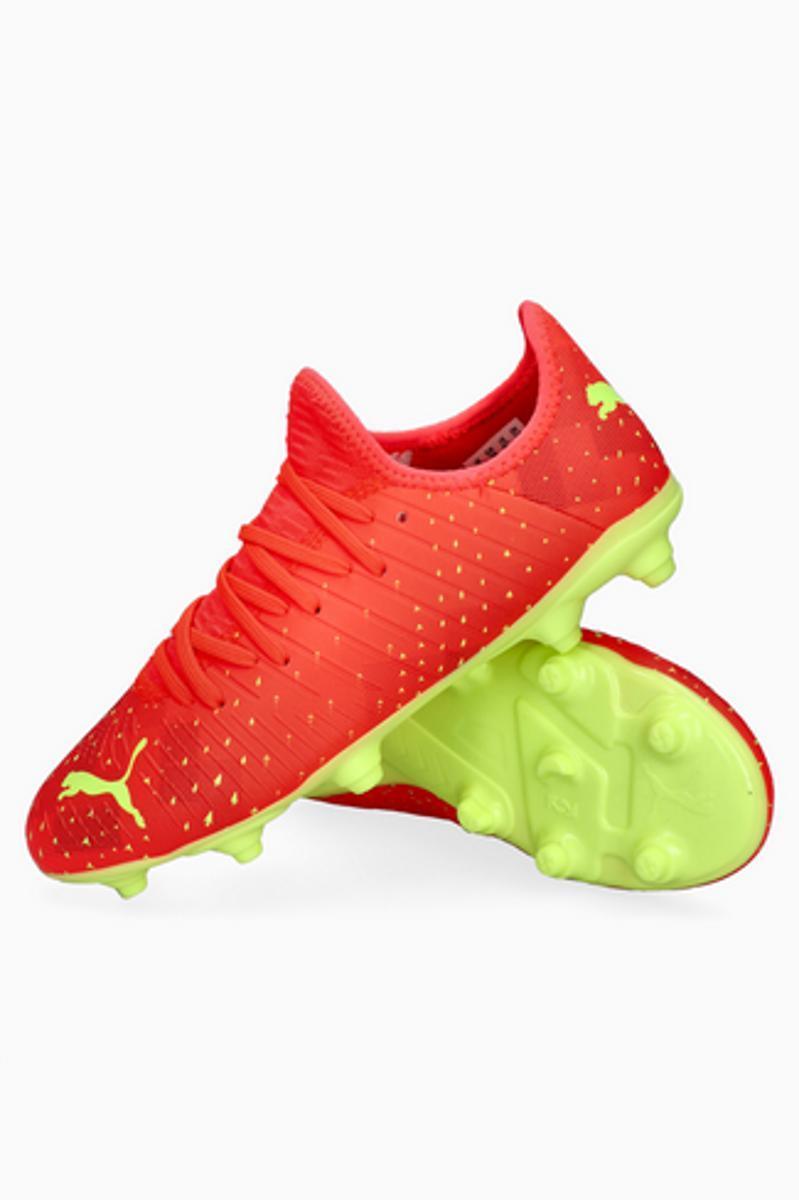 PUMA Future Z 4.4 Fg/AG Jr, Scarpe da Calcio Unisex-Bambini e Ragazzi-ARANCIO/GIALLO